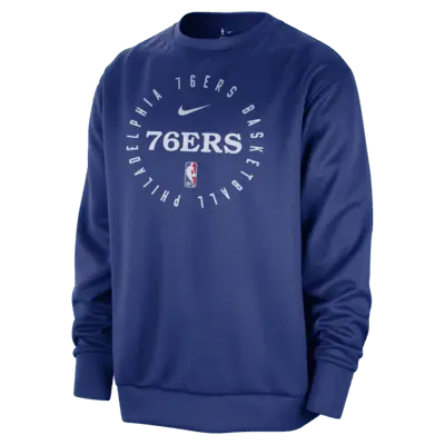 

Толстовка Nike Philadelphia 76ers Spotlight, цвет Rush Blue/White