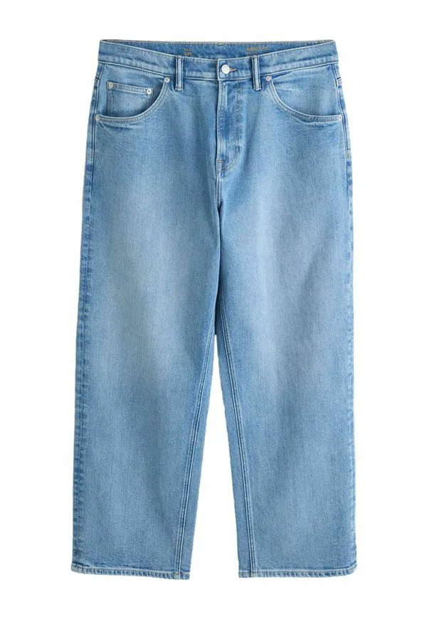 Оригинальные потертые свободные джинсы Next, Light Blue Denim