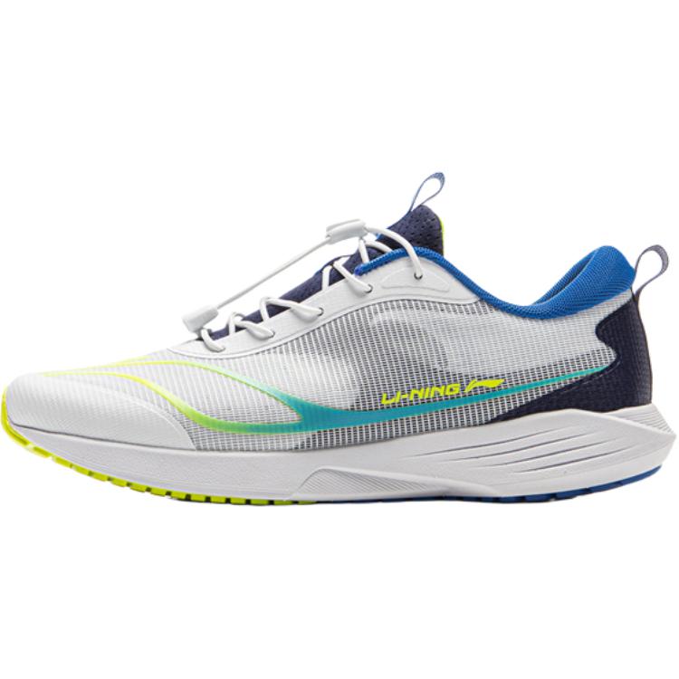 

LINING YOUNG Беговые нескользящие и дышащие низкие детские кроссовки White Blue