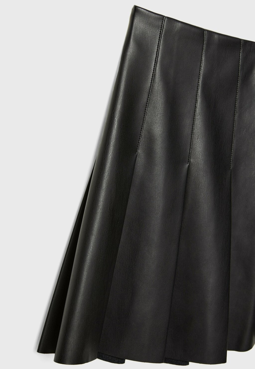 

Юбка А-силуэта BOX Stradivarius, черный