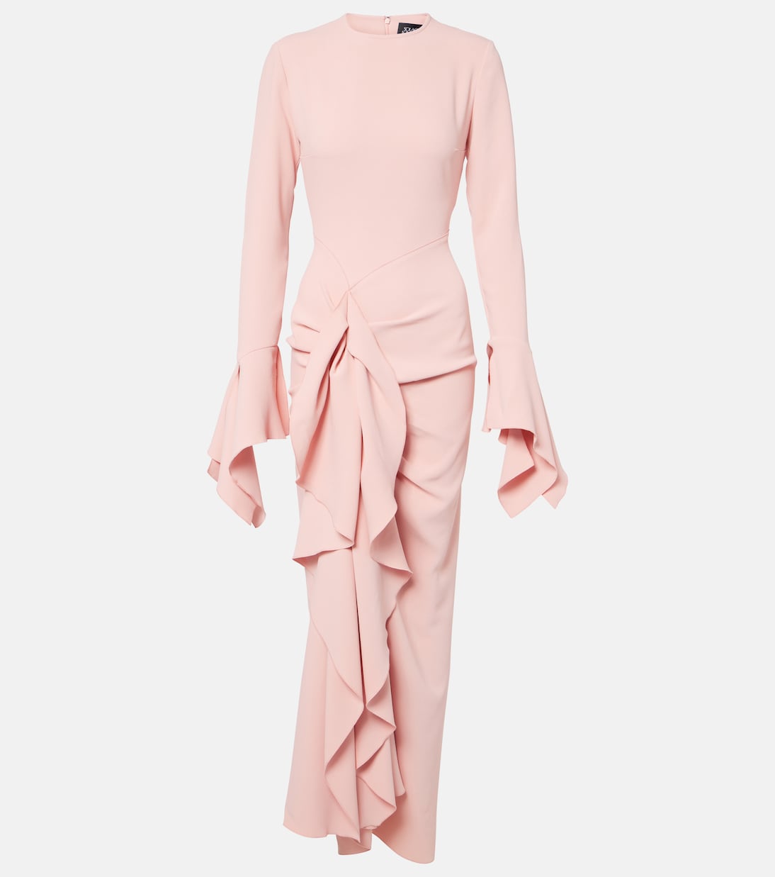 

Платье Делла с драпировкой Solace London, Putty Pink
