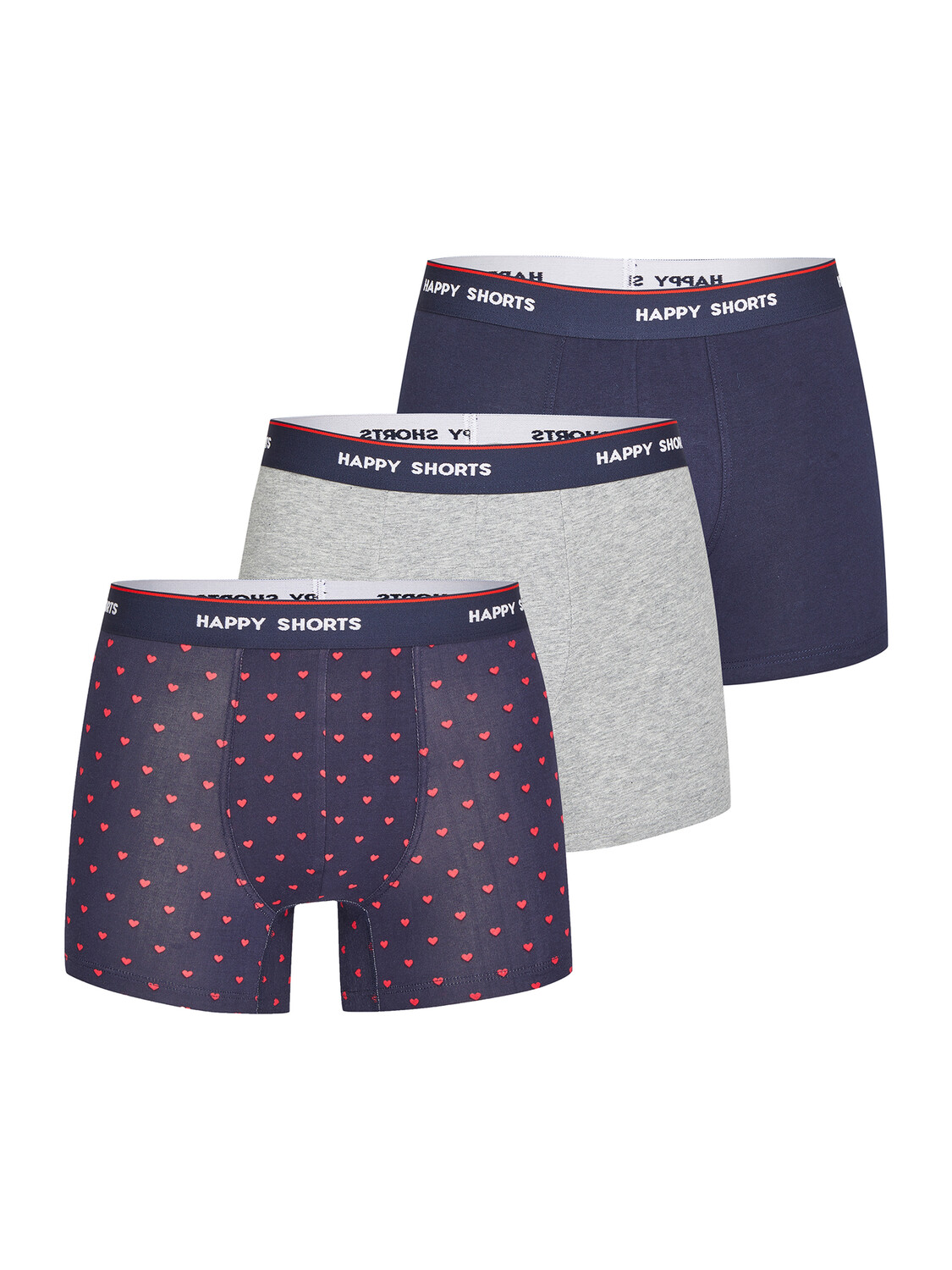 

Боксеры Happy Shorts Retro Boxer Red Heart, разноцветный