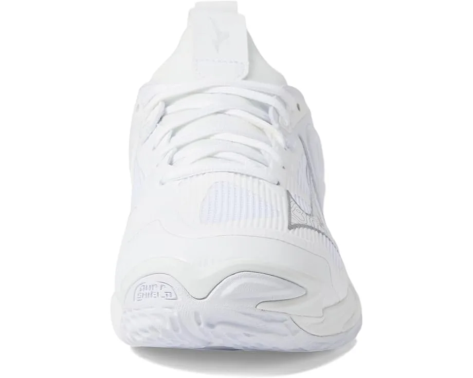 Кроссовки Mizuno Wave Momentum 3, White/Silver — фото 3