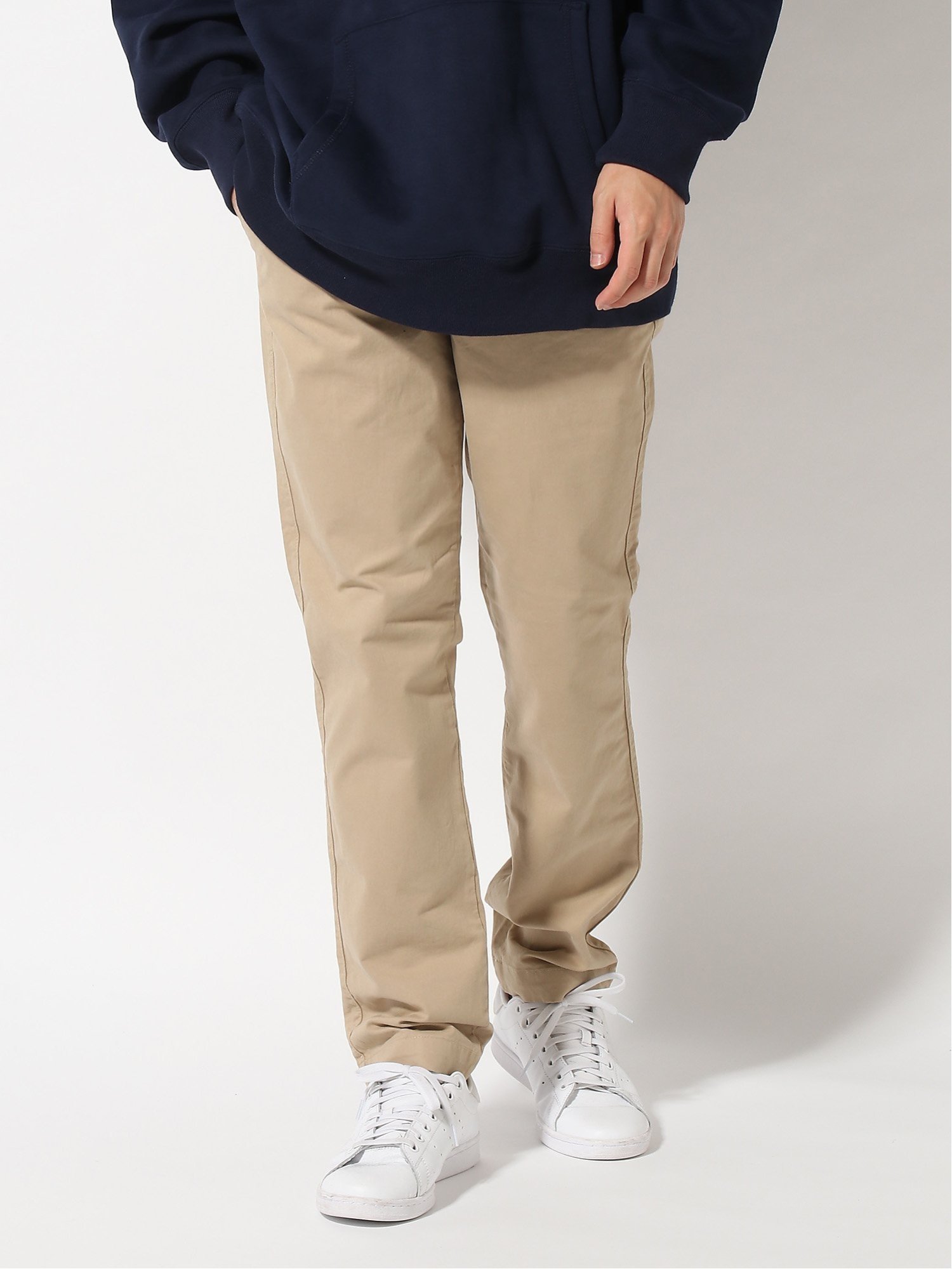 Брюки Gapflex Essential Khaki Straight Fit Gap, ICONIC_KHAKI — фото 2