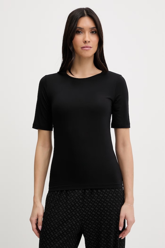

Пижамная футболка с шелком United Colors of Benetton, черный