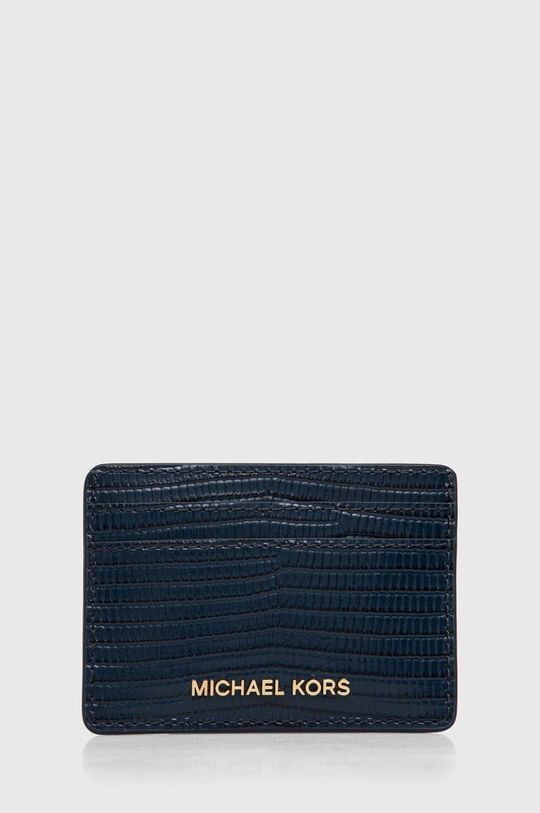 

Кожаный футляр для карт MICHAEL Michael Kors, темно-синий