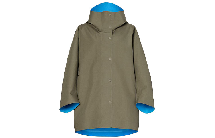 

Женское полупальто X Marni Olive UNIQLO, темно-оливковый