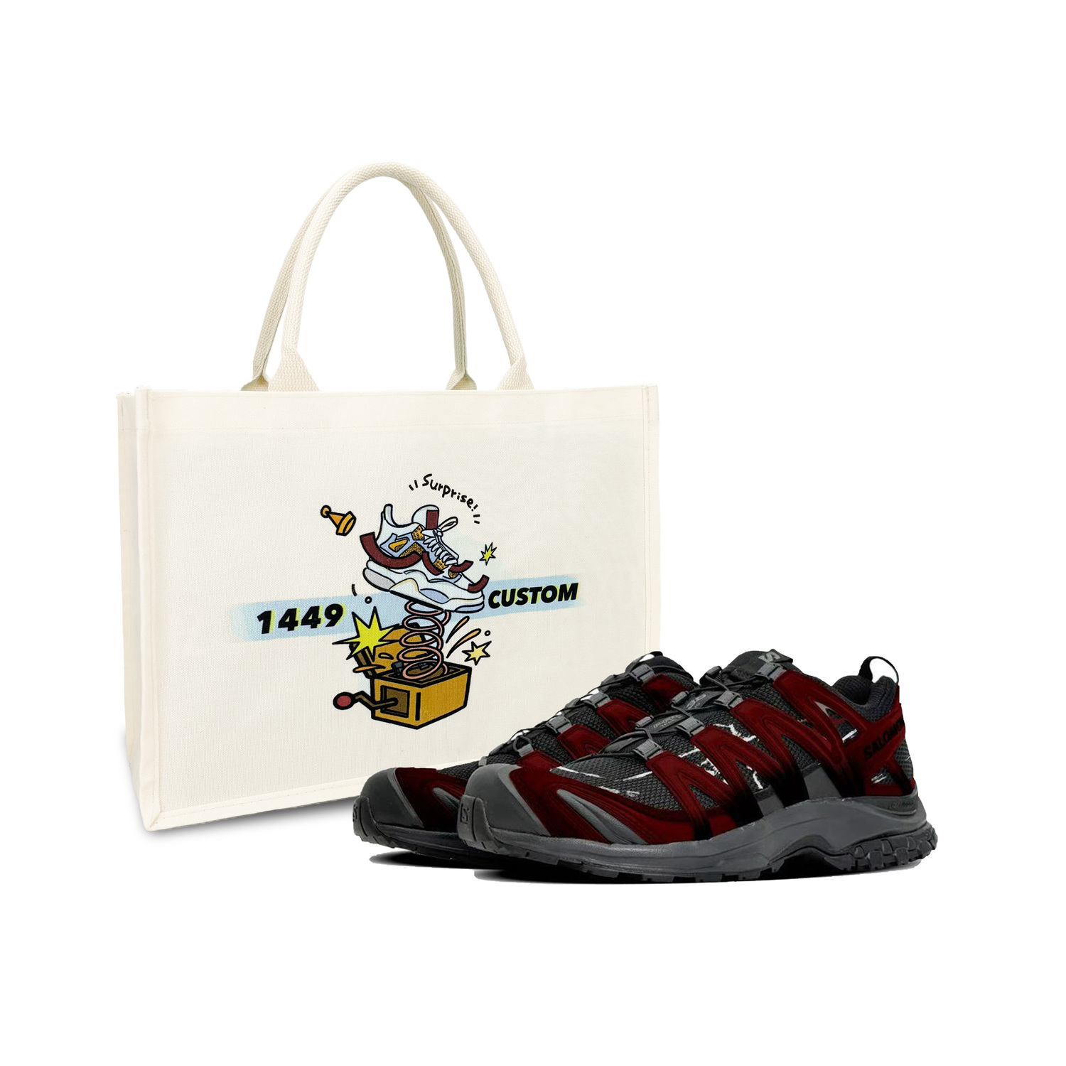 

SALOMON XA PRO 3D Cushioning Breathable Low top Running Shoes Unisex черный красный