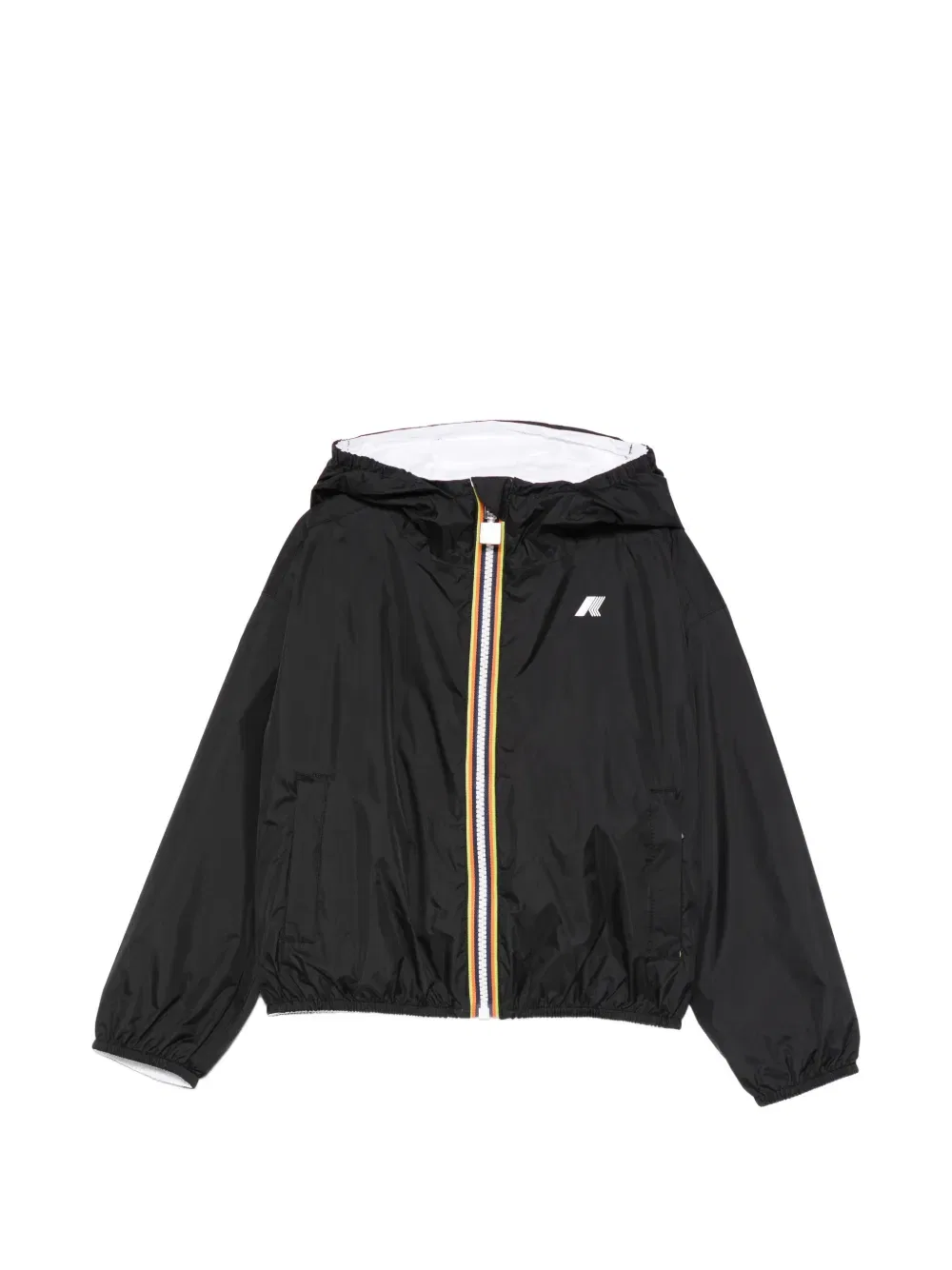 Куртка с капюшоном на молнии Laurette K Way Kids, черный