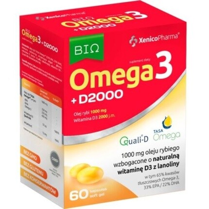 

Ксеникофарма Омега 3 D3 2000 60 капсул Xenico Pharma