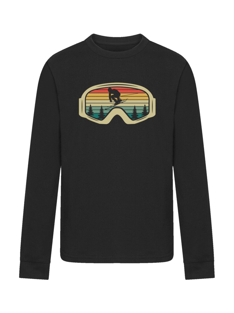 

Рубашка F4NT4STIC Retro Skibrille Wintersport, черный