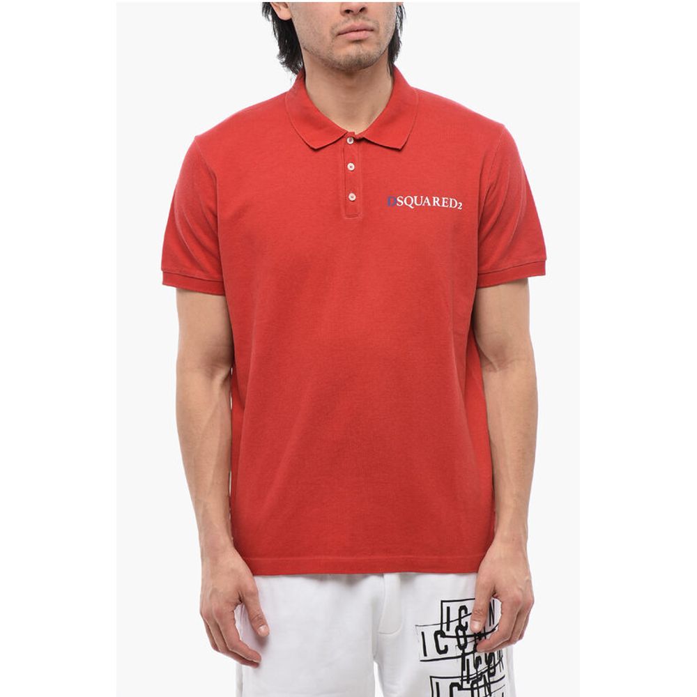 

Поло с короткими рукавами Tennis Fit Dsquared2, Red