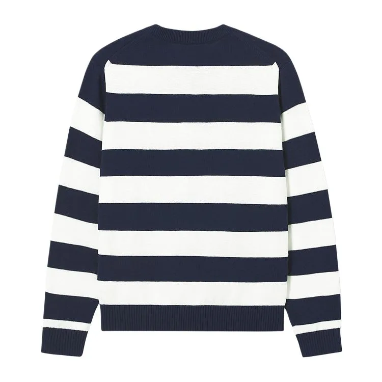 LACOSTE Толстовка мужская HHW/Navy Blue/White Multicolor Crew Neck Moderate Others — фото 3
