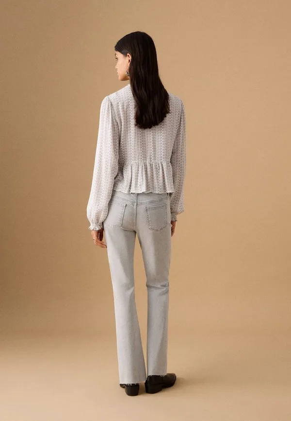 Подростковые расклешенные джинсы Mango Kids, Grey Denim