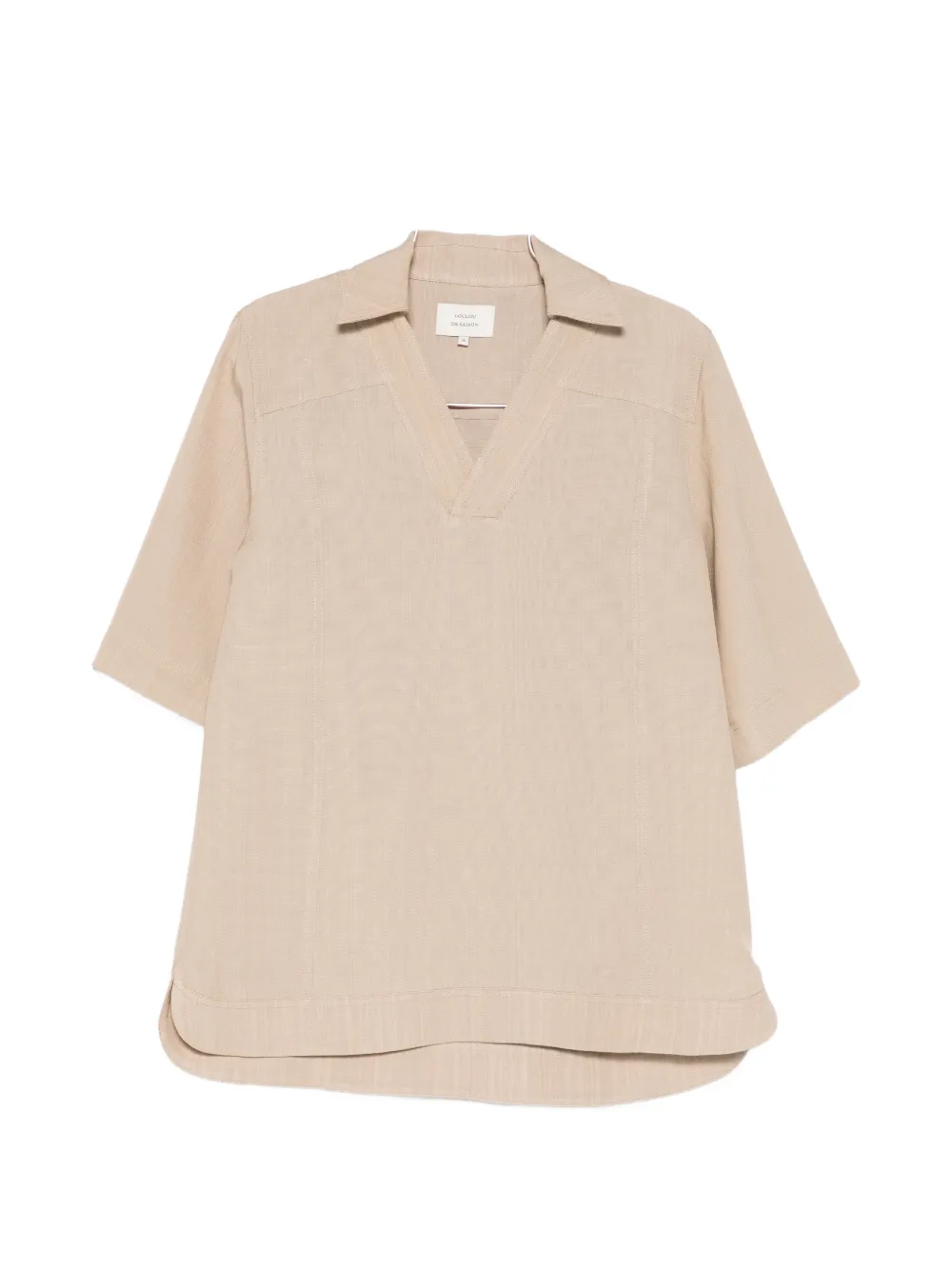 

Футболка с V-образным вырезом Ermo Loulou De Saison, бежевый