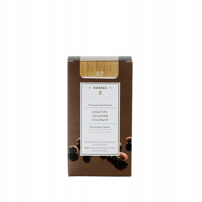 

Краска для волос Korres Argan Oil 8.7