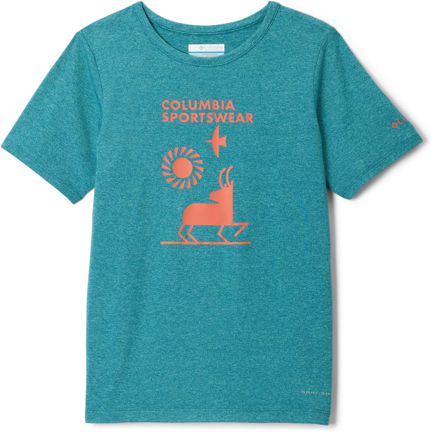 

Columbia Boys Tech Trail футболка с принтом, River Blue Heather/Explore Outdoors, Синий, Columbia Boys Tech Trail футболка с принтом, River Blue Heather/Explore Outdoors