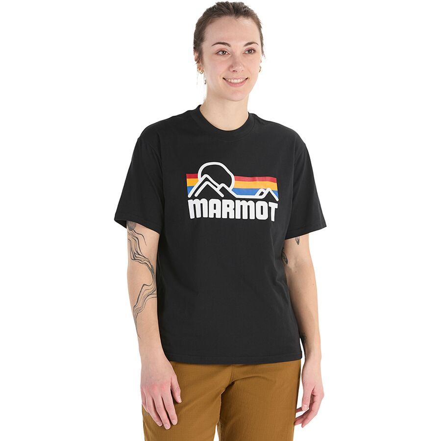 

Футболка Marmot Coastal Marmot, Black/Multi, Черный, Футболка Marmot Coastal Marmot, Black/Multi