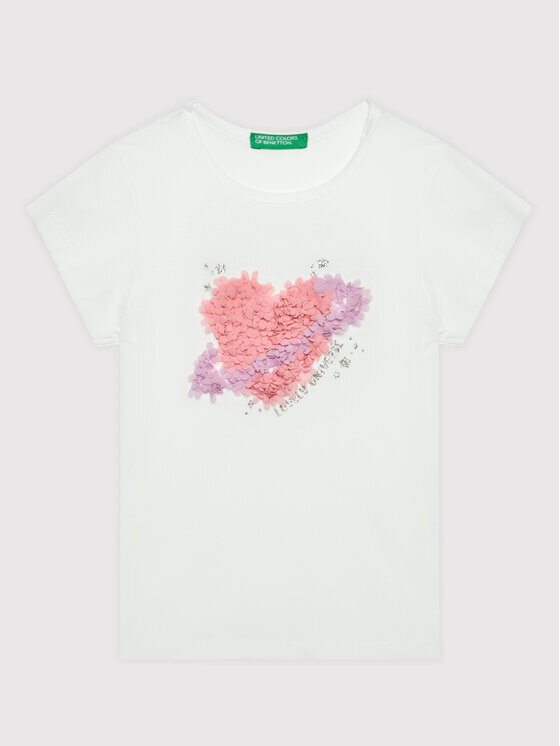 

Футболка стандартного кроя United Colors Of Benetton, белый