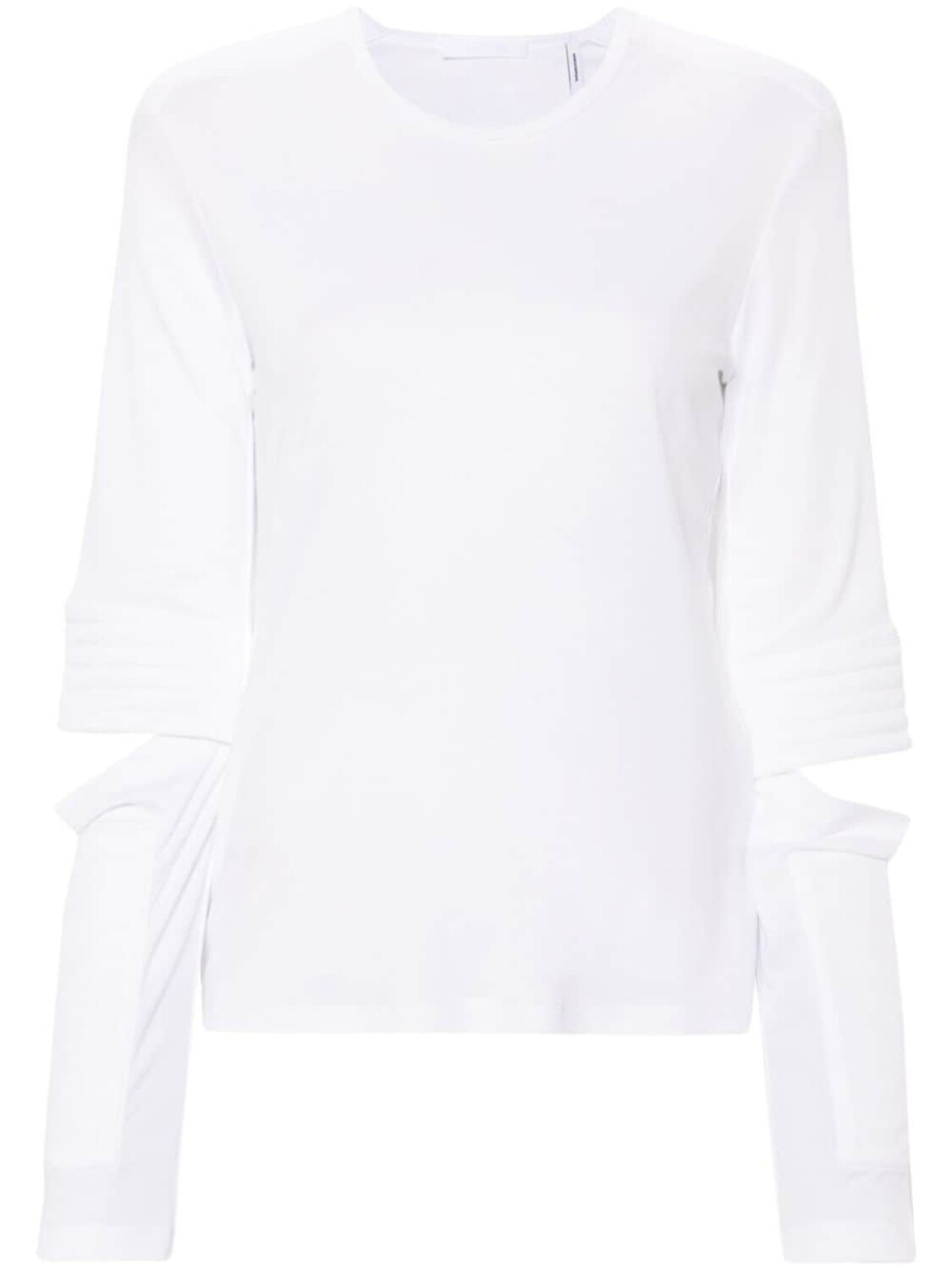 

Helmut Lang футболка Astro с вырезами, белый