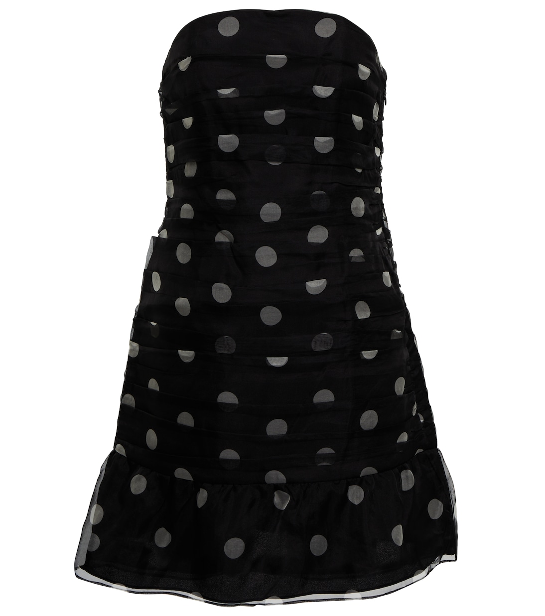 

Марго шелковое мини-платье в горошек SIR, Black Polka Dot