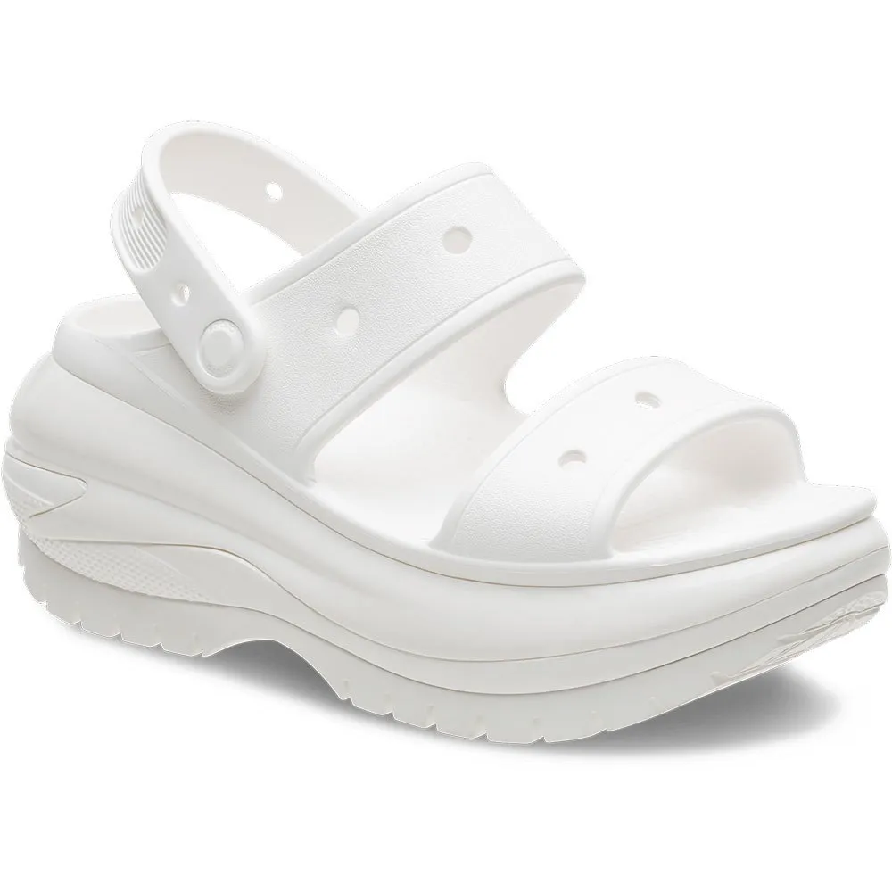 

Сандалии Crocs Classic Mega Crush, белый
