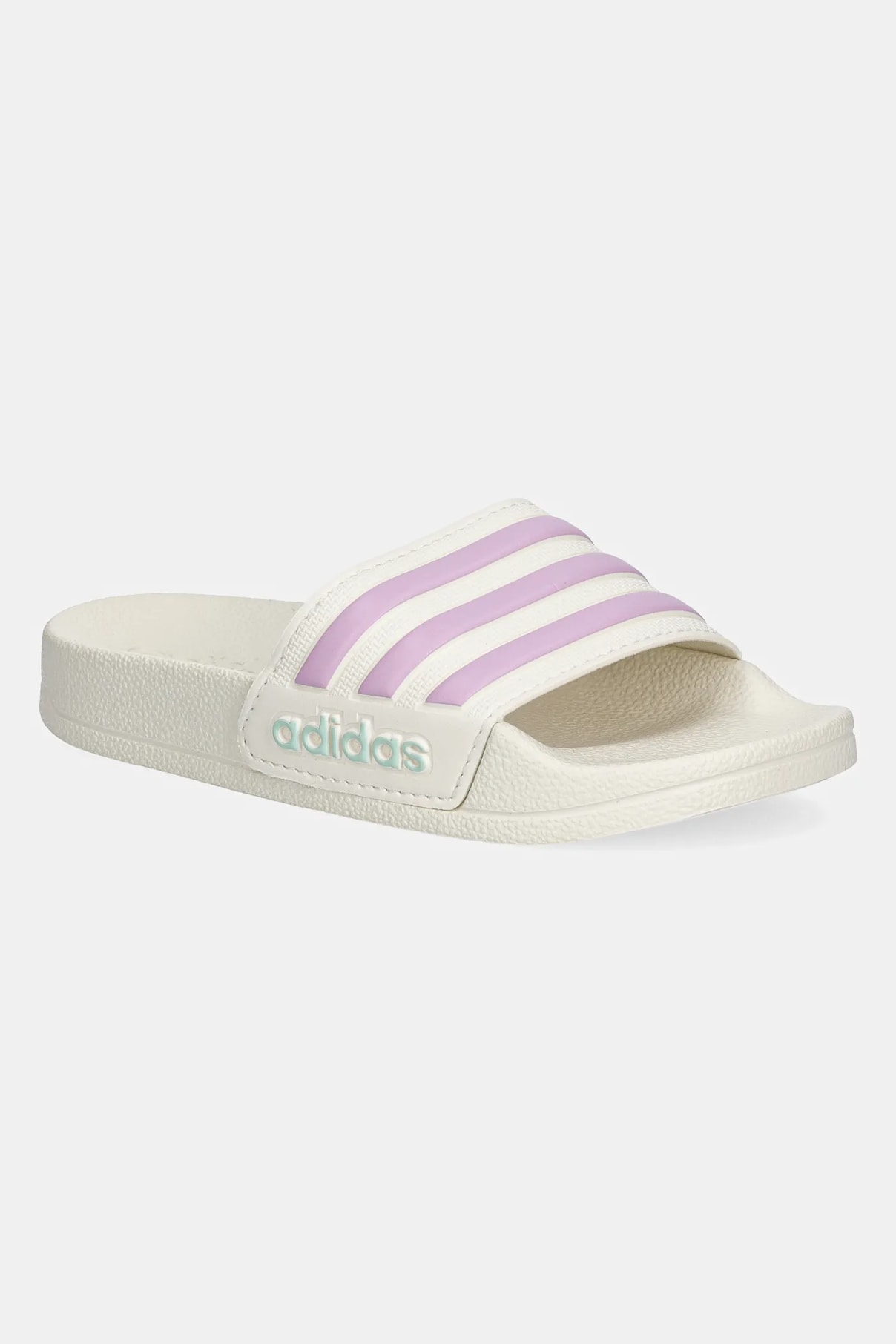 Детские шлепанцы ADILETTE SHOWER Adidas, бежевый — фото 2