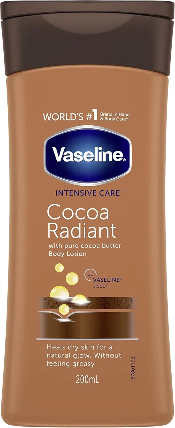 Лосьон для тела Vaseline Essential Moisture Cocoa Radiant, 200 мл