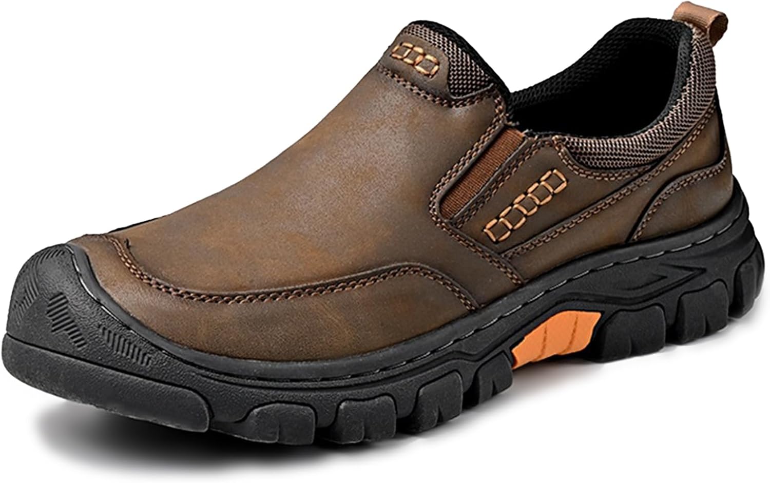 

Мужские легкие кожаные слипоны повседневные лоферы, дышащие, противоскользящие, для вождения и ходьбы, мокасины, деловые, для свадьбы и активного отдыха на улице Generic, хаки