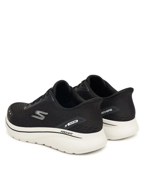 Кроссовки Go Walk Arch Fit N-Joy 217075 BKW Skechers, черный — фото 3