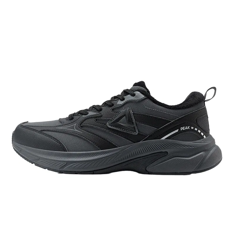 Кроссовки спортивные с флисовой подкладкой PEAK Dark Gray/Black