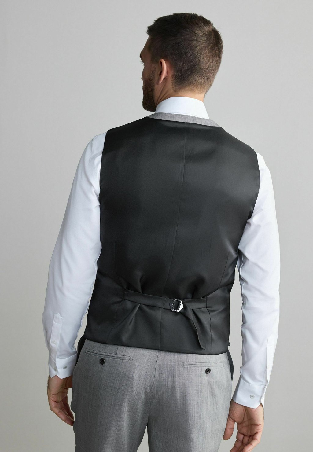 Костюмный жилет Waistcoat Next, серый — фото 2