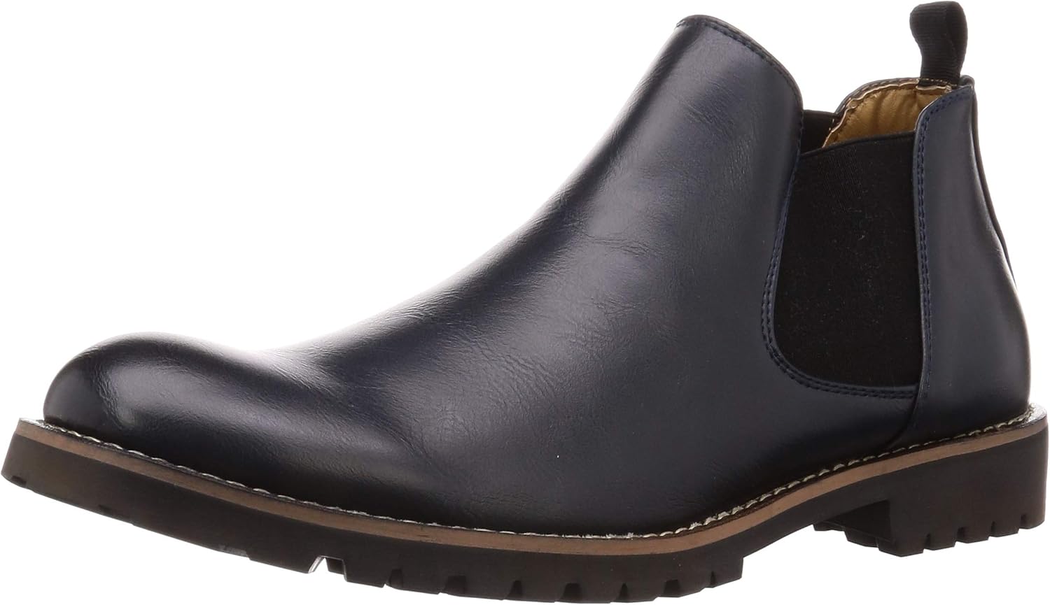 

Мужские ботинки с боковой вставкой AAA+ для красивого силуэта при ношении / 2353 Слипоны Челси, темно-синий