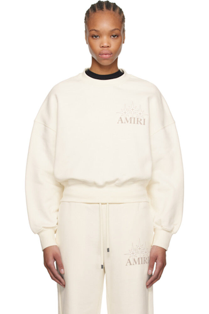 

Укороченная толстовка со звездами «Amiri» от Off-White
