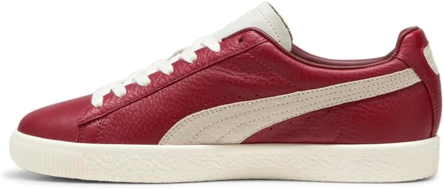 Мужские кроссовки PUMA Clyde MII на шнуровке для повседневной носки - красные, красный — фото 3