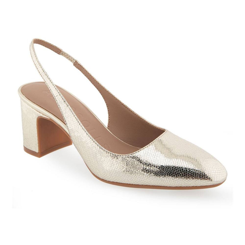 

Женские кожаные модельные туфли Aerosoles Mags, цвет Platino Leather