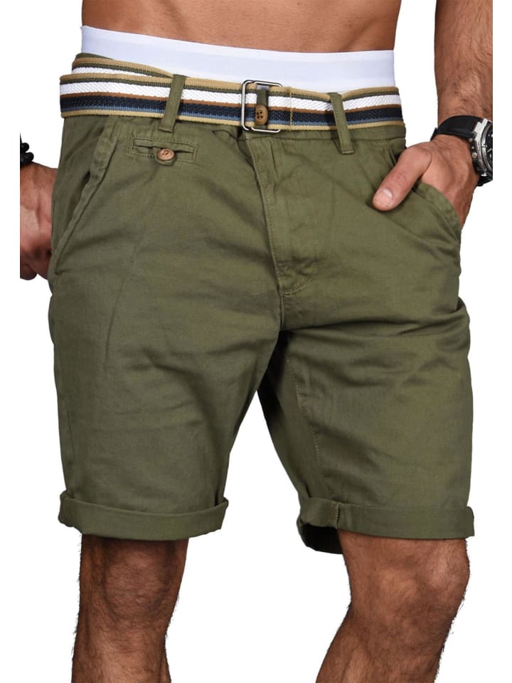 

Брюки чинос INDICODE, оливковый