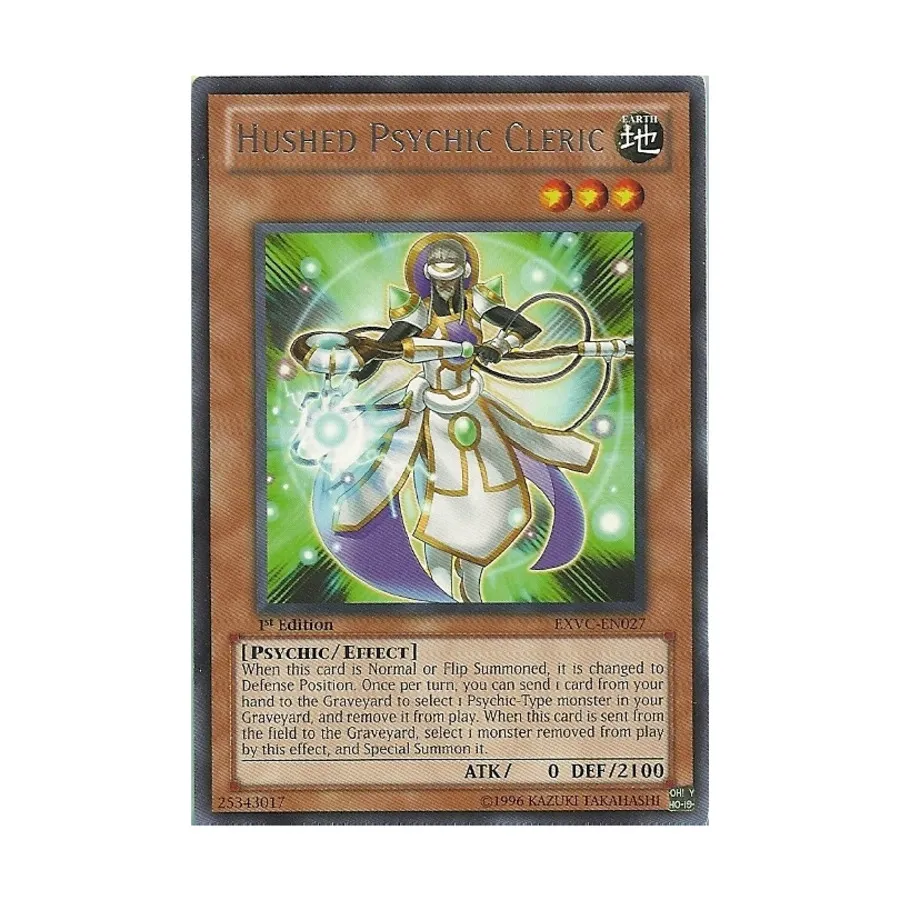 

CCG Притихший экстрасенс-клерик (Редкий), Yu-Gi-Oh - Extreme Victory - Singles