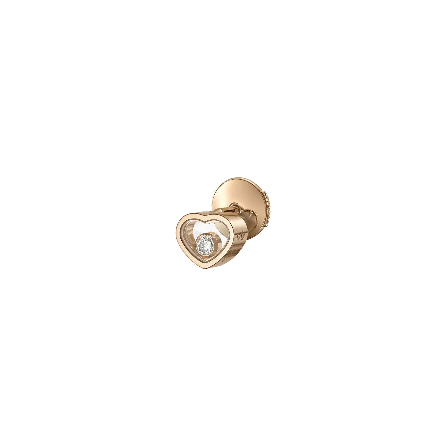

Серьги Chopard My Happy Hearts - Одиночная серьга, розовое золото, бриллиант