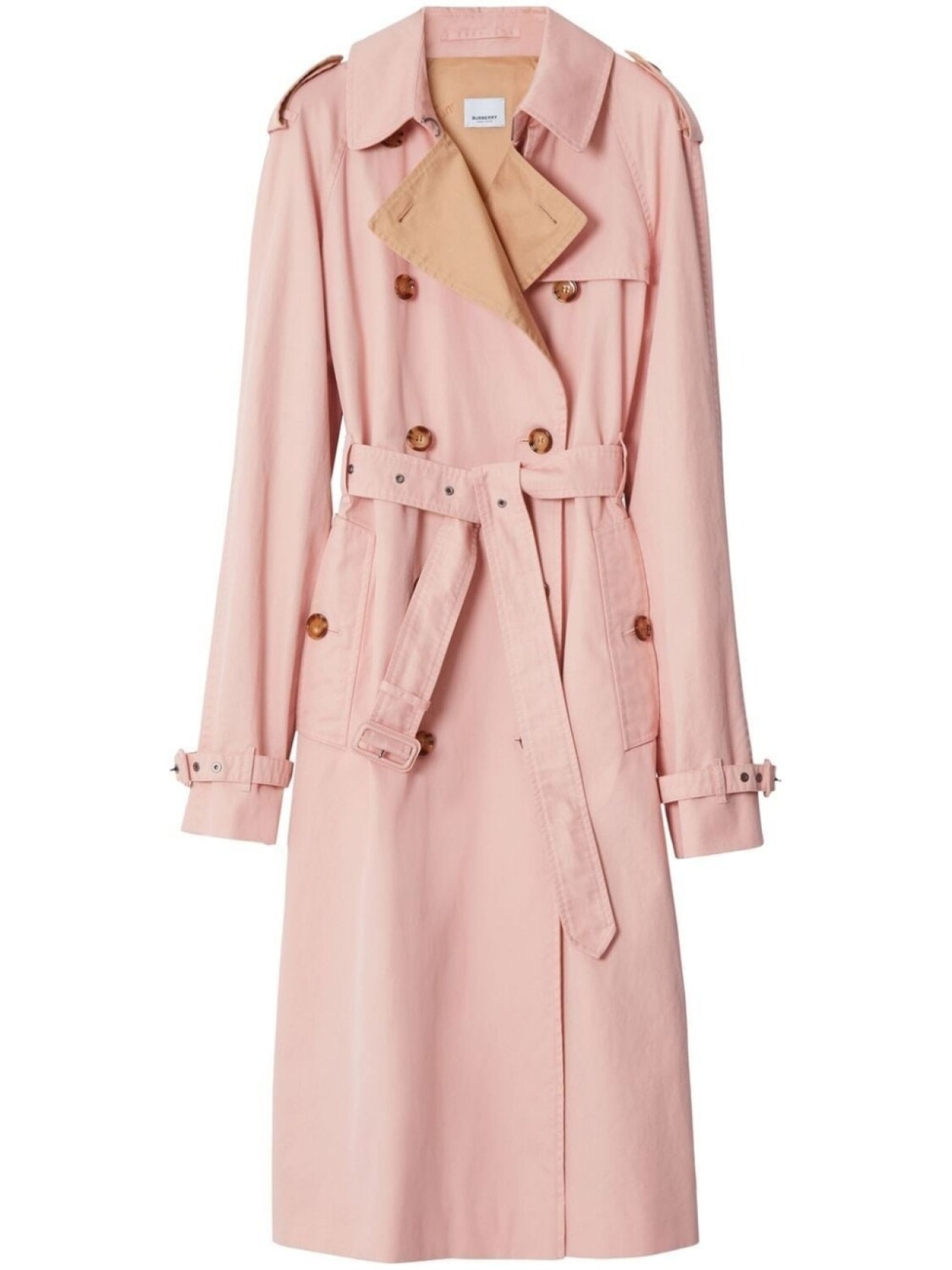 

Burberry тренч The Kensington Heritage, розовый