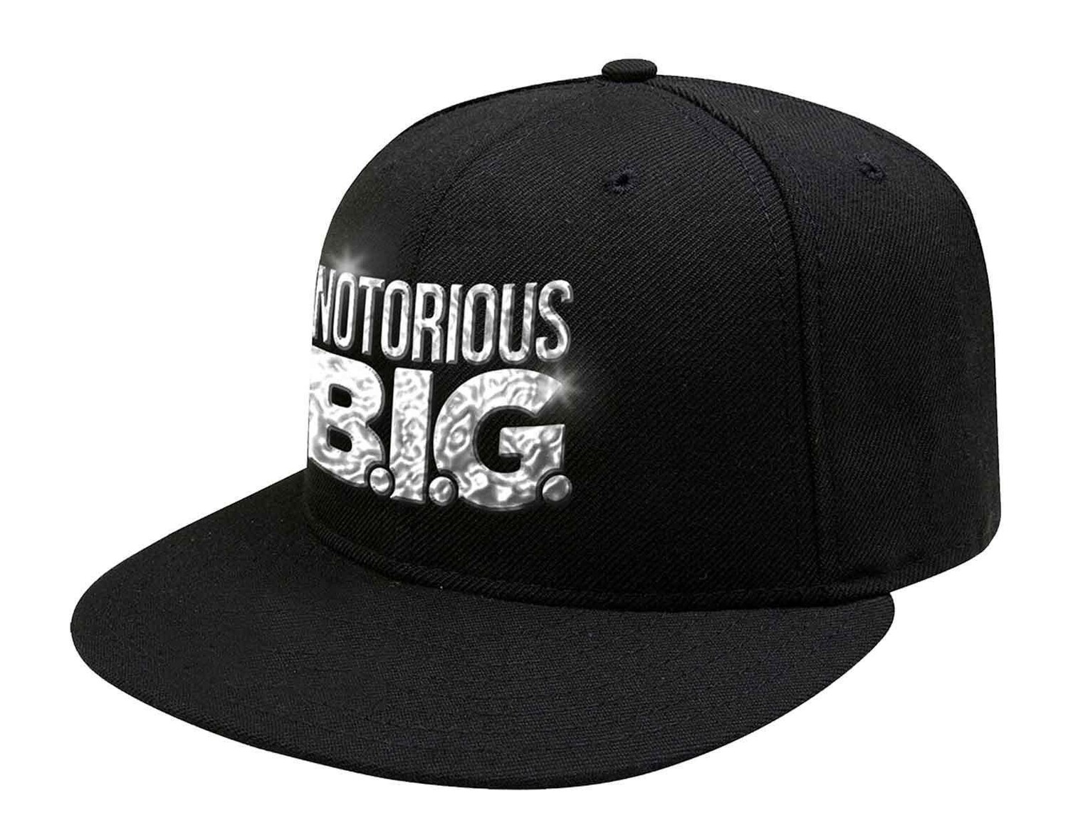 

Бейсболка Snapback с серебристым логотипом Sonic Biggie Smalls, черный