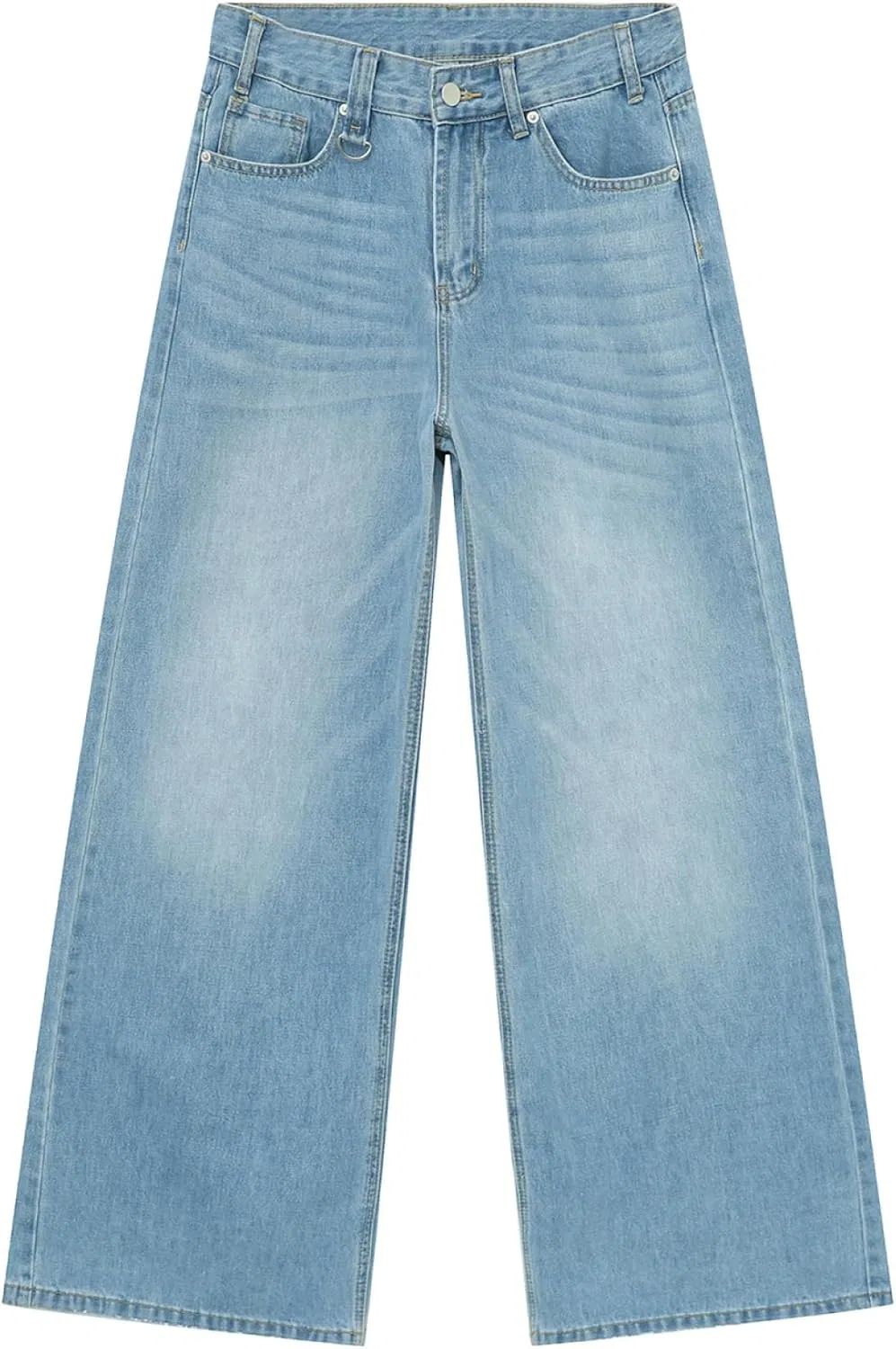 Джинсы широкие Y2k, Light Blue