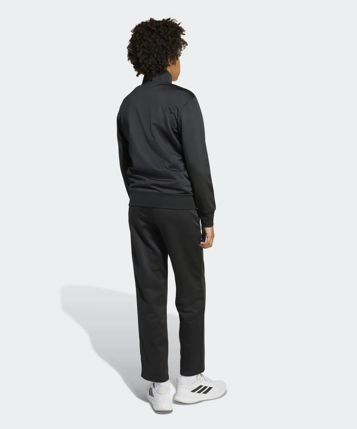 Детский спортивный костюм трикотажный Adidas черный — фото 4