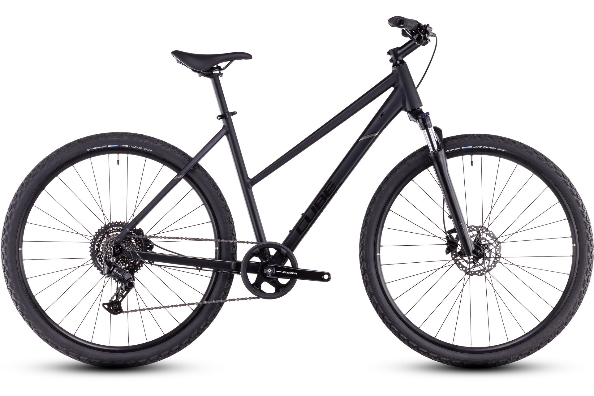 

Кроссовый велосипед Cube Nature ONE - 28 дюймов - Damen Sport - 2025, цвет Schwarz|black'n'black