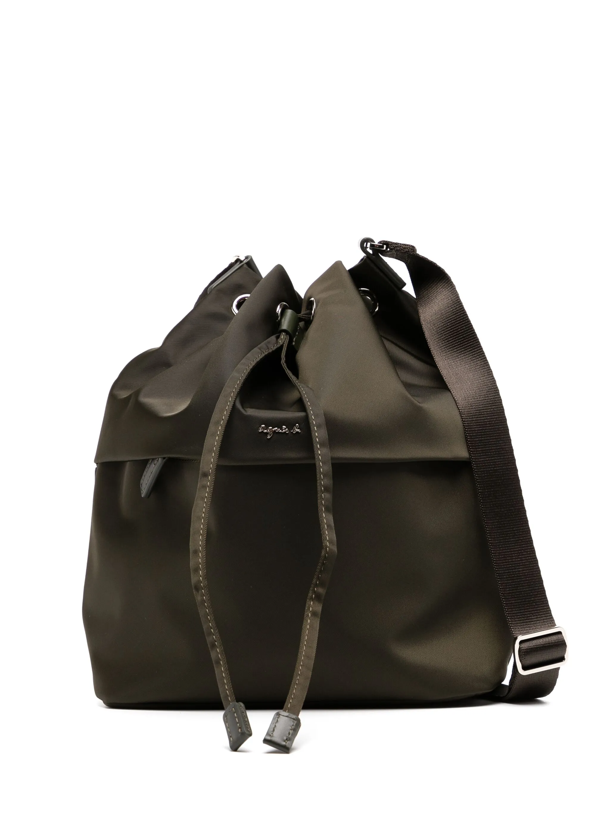 

Сумка через плечо с кулиской Agnès B., зеленый