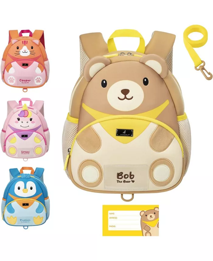 

Рюкзак для мальчиков и девочек «Котик Купер» с поводком Babbleroo, мультиколор