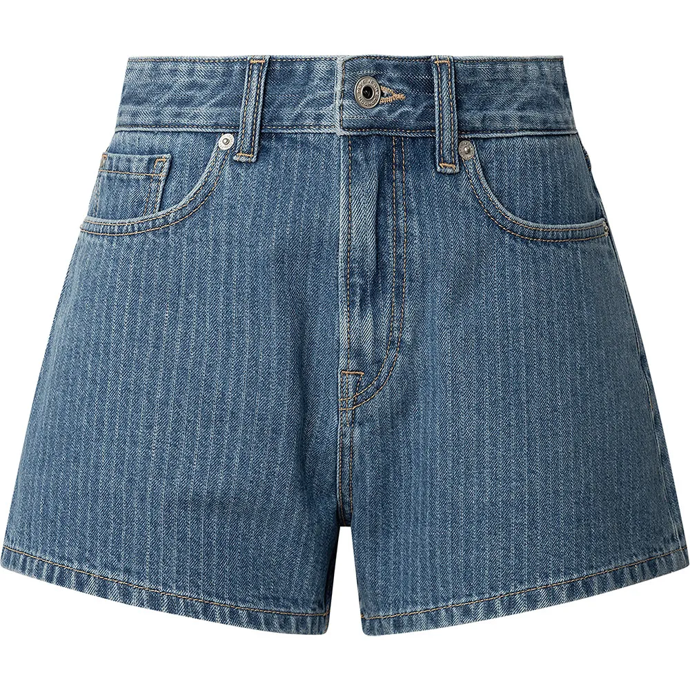 

Джинсовые шорты Pepe Jeans A-Line Suzie с высокой талией, синий