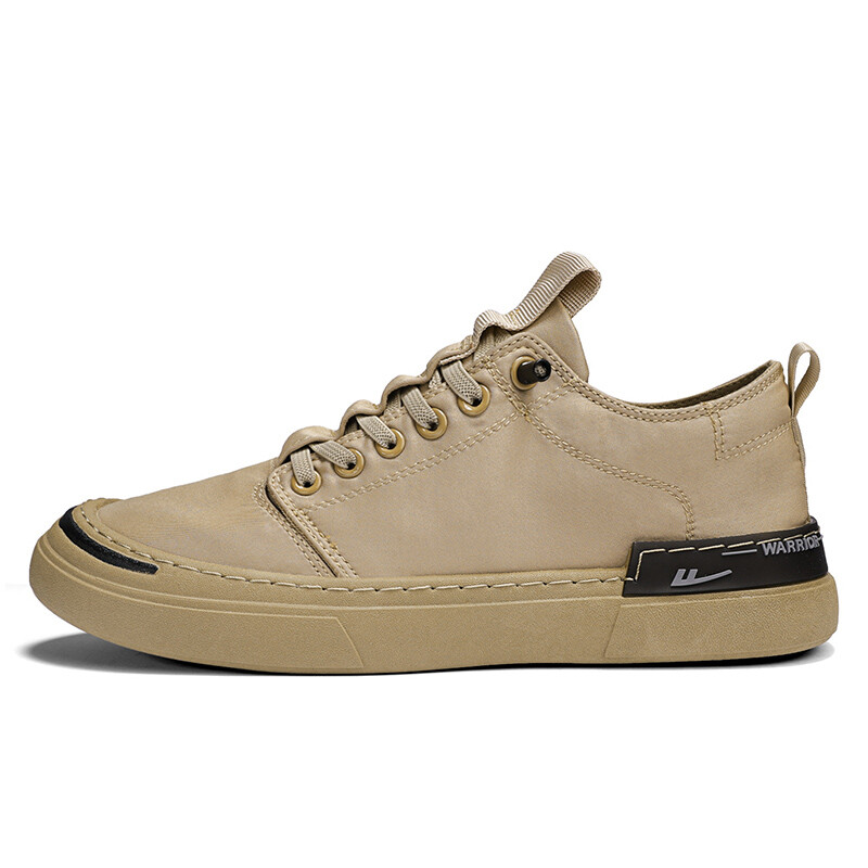 

Кроссовки WARRIOR Skateboarding Shoes Men Low-top Black/white, хаки