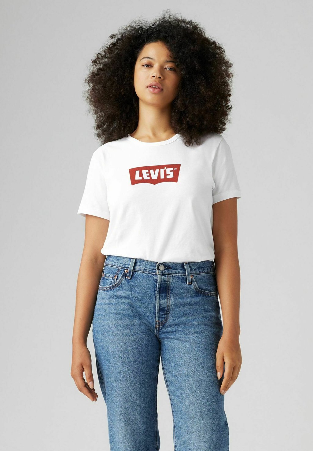 

Футболка с принтом GRAPHIC ICONIC TEE FOUNDED Levi's, белый
