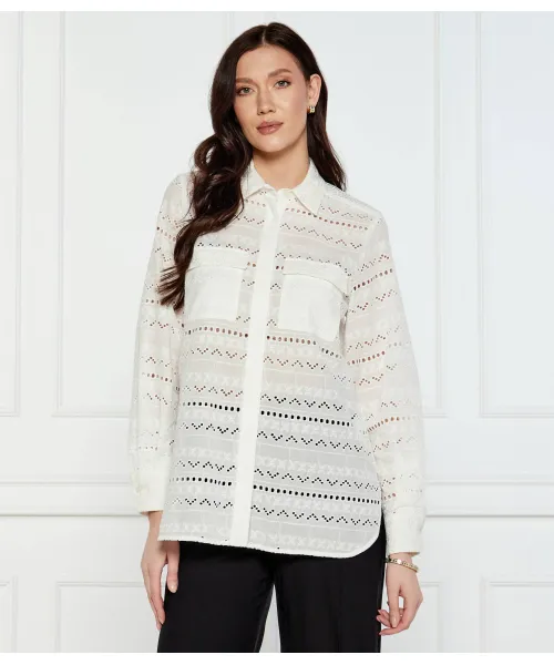 

Рубашка с изображением морского леща Regular fit Marella, белый